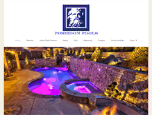 Tablet Screenshot of poseidoncustompools.com